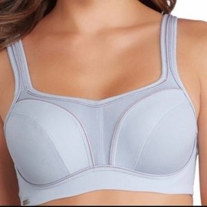 Chantelle High Impact Convertible Sports Bra Gray